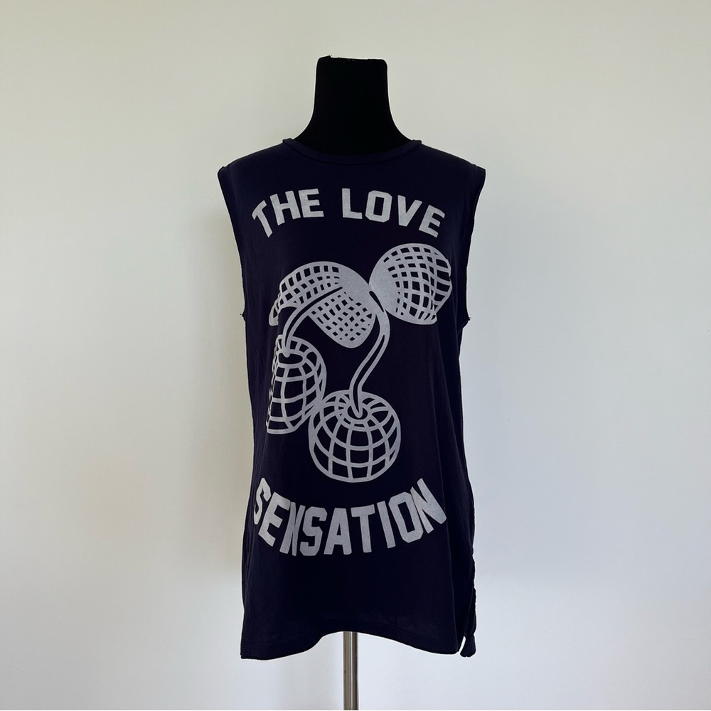 Jazmin Chebar brand navy blue sleeveless tank top. Size 2. Perfect condition. 10